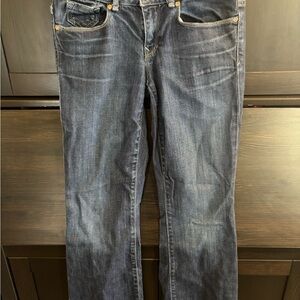 Dark Wash Denim Jeans Boot Cut
